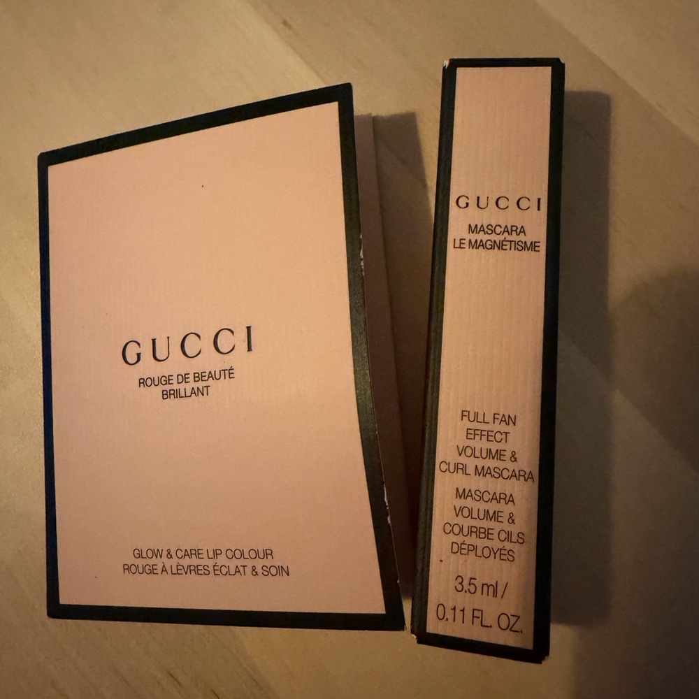Gucci Rouge de Beauté Brillant Lipstick /Mascara set - Picture 3 of 3
